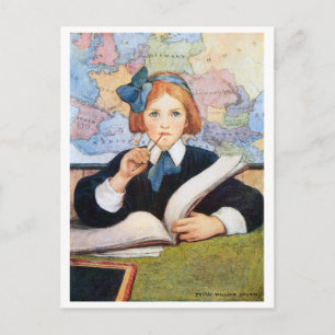 Carte Postale L'universitaire Jessie Willcox Smith