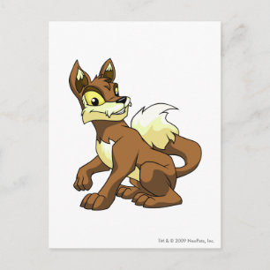 Carte Postale Lupe Brown