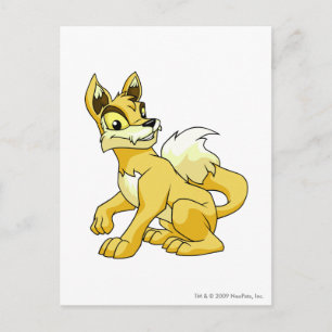 Carte Postale Lupe jaune