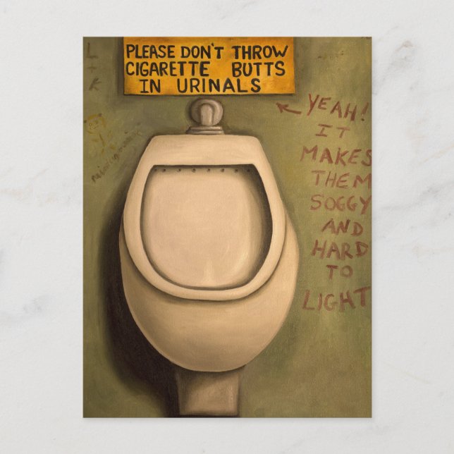 Carte Postale L'Urinal (Devant)