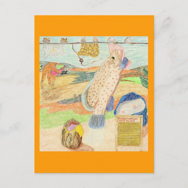 Carte Postale L'usine de lessive de Mildred Soapfish (Devant)