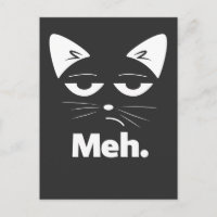 Lustige Katze Sarkastisches Kitten Meh