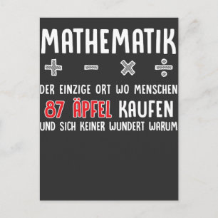 Carte Postale Lustiger Mathe Nerd Spruch Mathematik Schule
