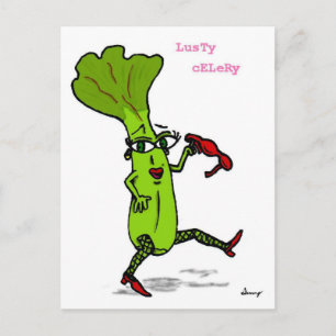 Carte postale Lusty Celery