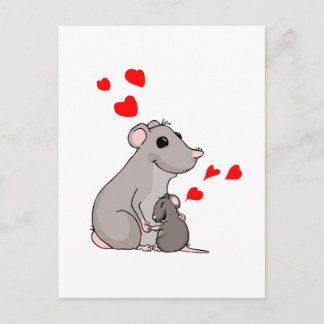 Carte Postale Luther aime sa maman