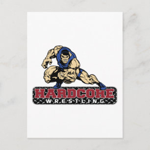 Carte Postale Lutte hardcore