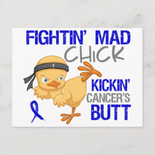 Carte Postale Lutter contre le cancer rectal des poussins