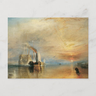Carte Postale Lutter contre le Téméraire par Joseph Turner, Art 