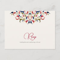 Luxe Artistique Botanique Floral Mariage Paisley