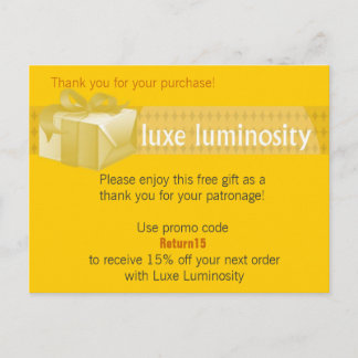 Carte Postale Luxe Luminosité