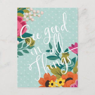 Carte Postale Luxe romantique XI   Voir Good in All Things