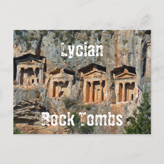 Carte postale Lycian Rock Tombs (Devant)