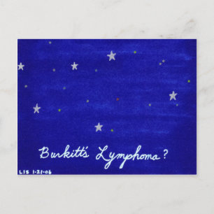 Carte postale Lymphoma de Burkitt