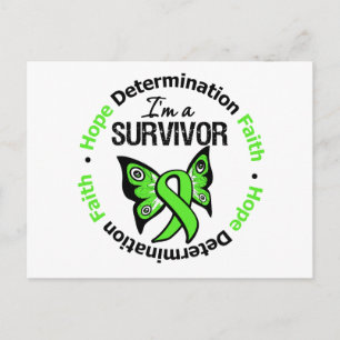 Carte Postale Lymphome de non-Hodgkin Survivor Espoir de détermi
