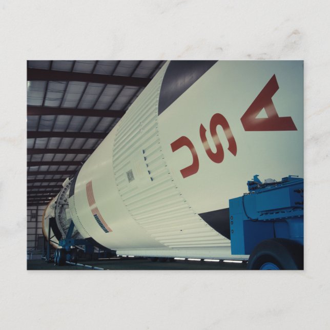 Carte Postale Lyndon B. Johnson Space Center Apollo Rocket (Devant)