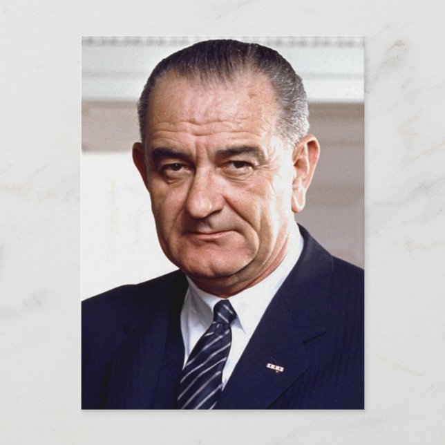 Carte Postale Lyndon Baines Johnson, président de POSTCARD (Devant)