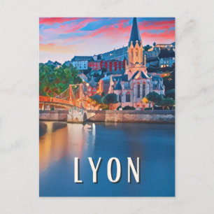 Carte Postale Lyon Photo Vintage 