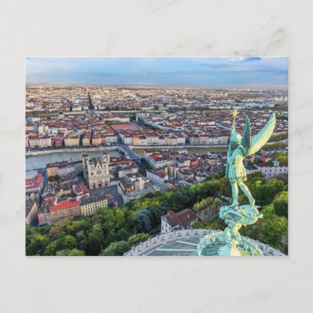 Carte Postale Lyon vue de Fourvière (Devant)