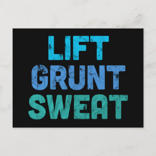 Carte Postale Lyre Sweat Bodybuilder