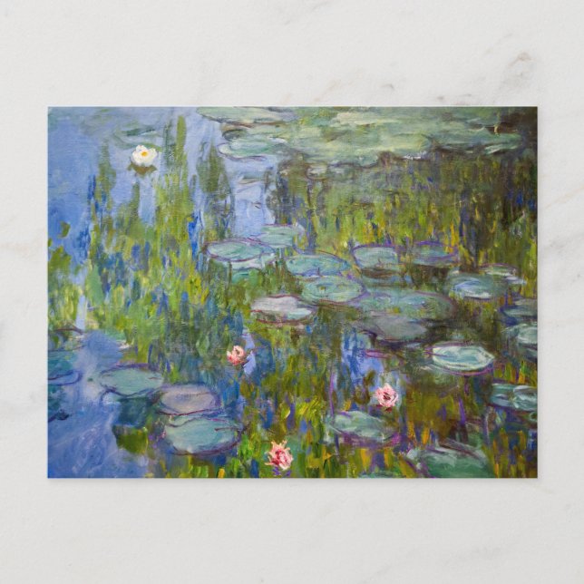 Carte Postale Lys d'eau Claude Monet (Devant)