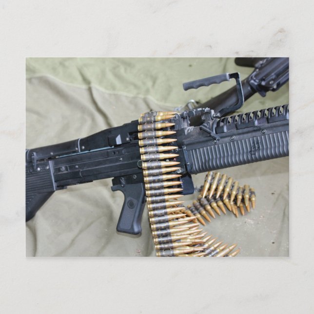 Carte Postale M60 Machine Gun & A Belt (Devant)