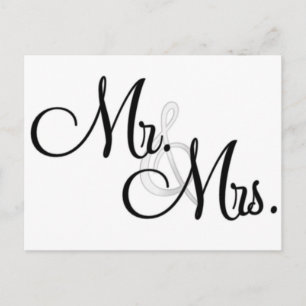 Carte Postale M. & Articles uniques Mme