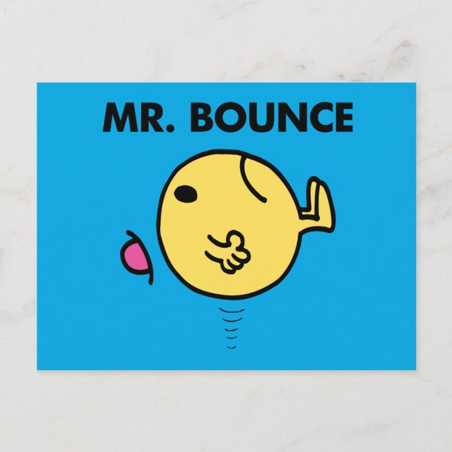 Carte Postale M. Bounce | Rebondissements malheureux (Devant)