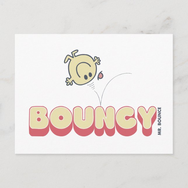 Carte Postale M. Bounce Rebondit Sur Sa Tête (Devant)