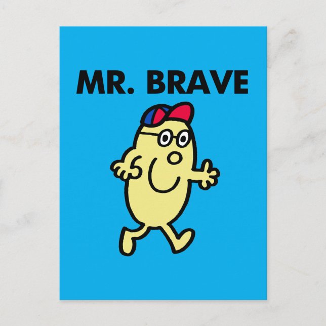 Carte Postale M. Brave faisant signe de la main (Devant)