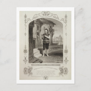 Carte Postale M. Buckstone en tant que Lancelot Gobbo, Acte II S