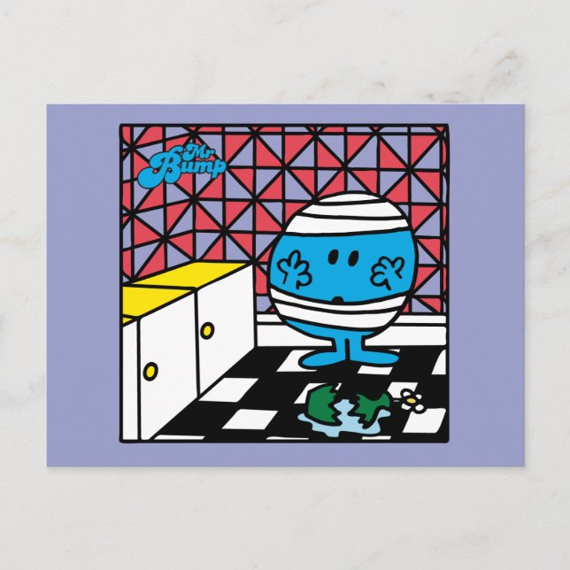 Carte Postale M. Bump | Accident de cuisine (Devant)