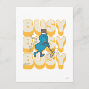 Carte Postale M. Busy Balayait Rapidement