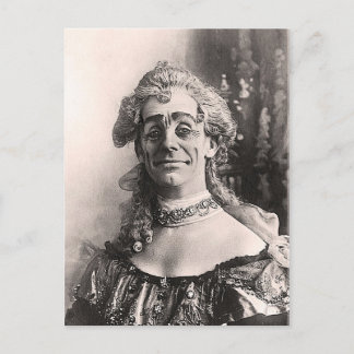 Carte Postale M. Dan Leno en tant que Mère Oie