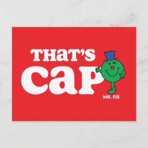 Carte Postale M. Fib C'est Casquette