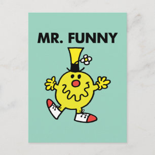 Carte Postale M. Funny   Visage drôle