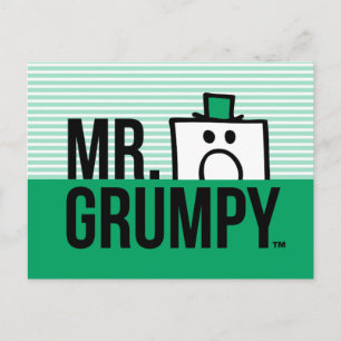 Carte Postale M. Grumpy   Tête de regard sur le nom