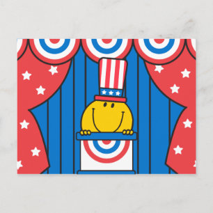 Carte Postale M. Happy au podium