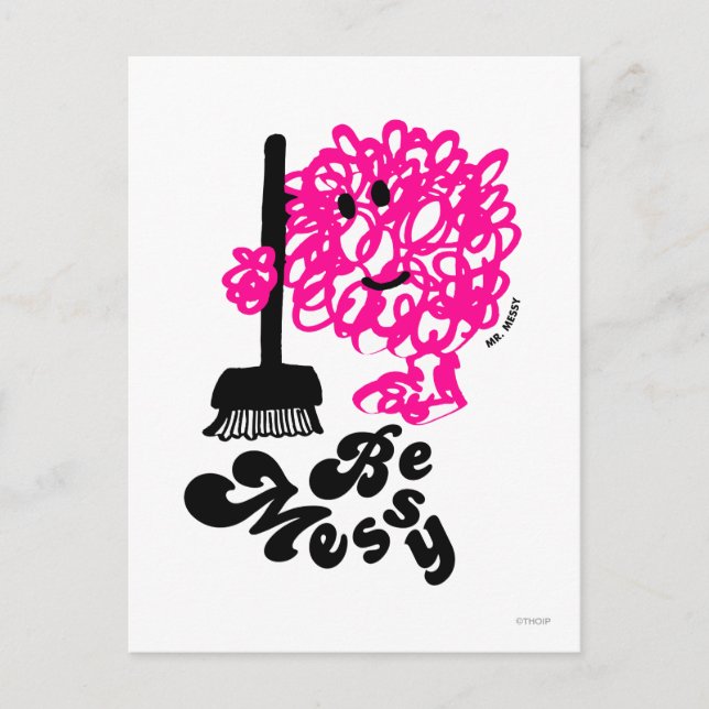 Carte Postale M. Messy Nettoyant (Devant)