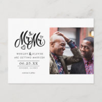 M. & Mr Script - Enregistrer la date avec la photo