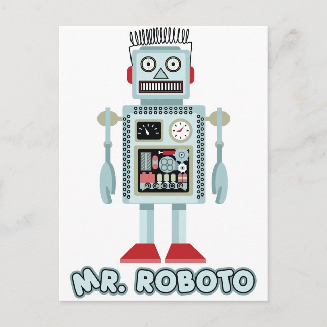 Carte Postale M. Roboto (Devant)
