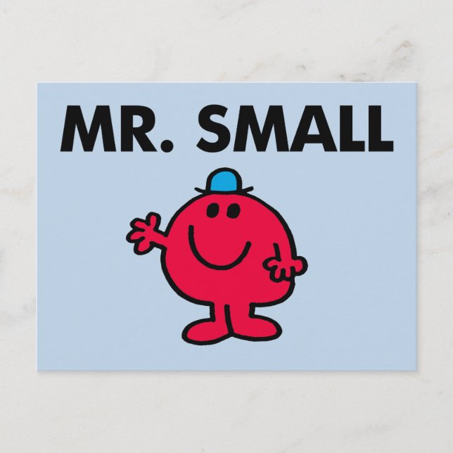 Carte Postale M. Small Waving Bonjour (Devant)