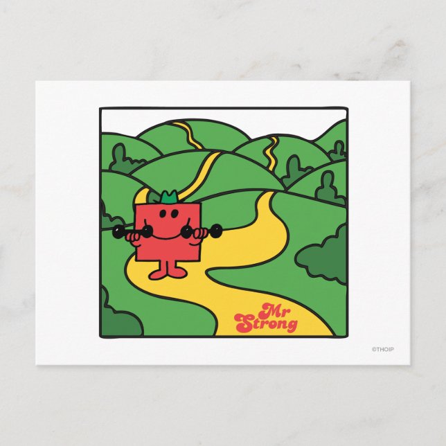 Carte Postale M. Strong | Entraînement des bois (Devant)