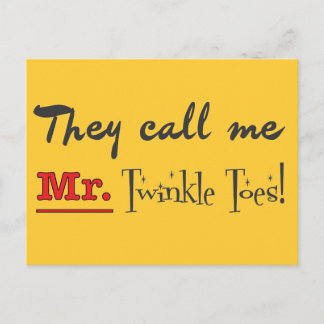 Carte Postale M. Twinkle Toes Ballet Cadeaux
