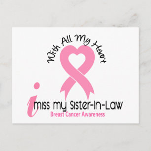 Carte Postale Ma belle-soeur Cancer Du Sein