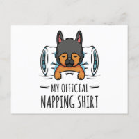 Ma chemise de sieste officielle avec chien couchan