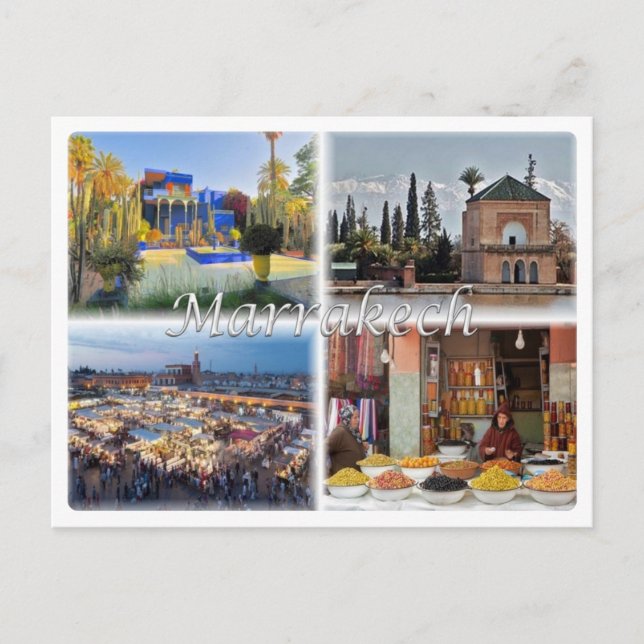Carte Postale MA Maroc - Marrakech - (Devant)