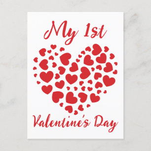 Carte Postale Ma première Saint Valentin