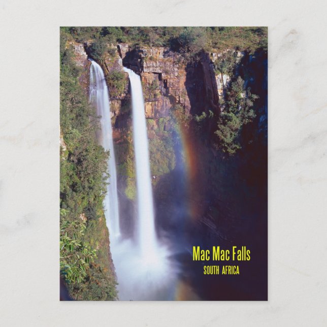 Carte Postale Mac Mac Falls Afrique du Sud (Devant)