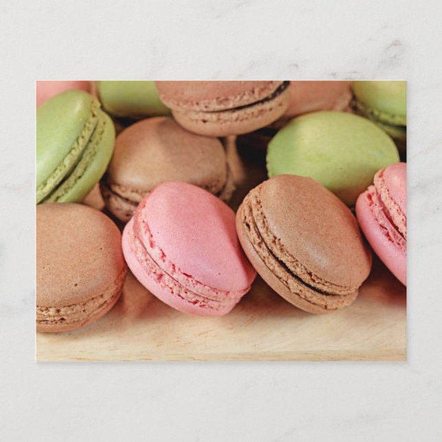 Carte Postale Macaron (Devant)