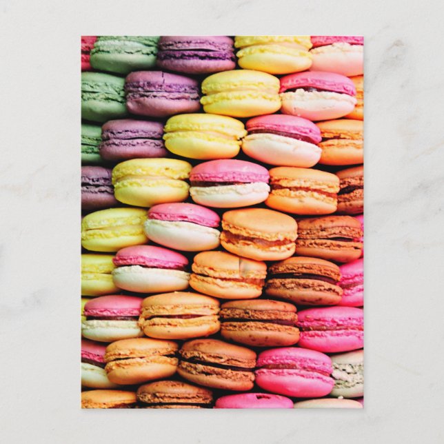 Carte Postale Macaron français (Devant)